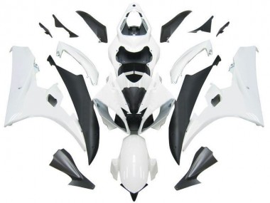Mejores Carenados Moto Yamaha YZF R6 2006-2007 - Blanco Negro Mate