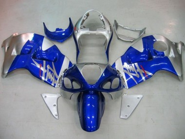 Mejores Carenados Moto Suzuki GSXR 1300 Hayabusa 1996-2007 - Azul Plata Rojo