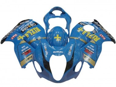 Mejores Carenados Moto Suzuki GSXR 1300 Hayabusa 1996-2007 - Azul Oro Negro Rizla