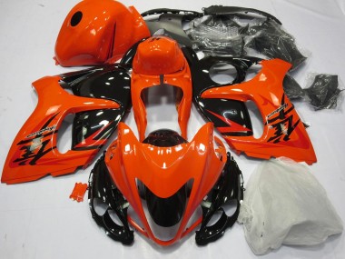 Mejores Carenados Moto Suzuki GSXR 1300 Hayabusa 2008-2020 - Naranja Negro