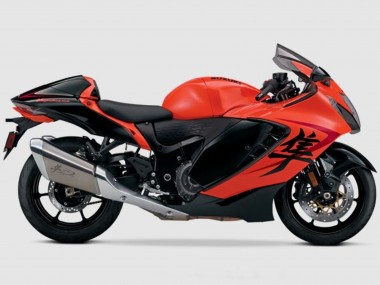 Mejores Carenados Moto Suzuki GSXR 1300 Hayabusa 2021-2025 - Naranja Negro Mate