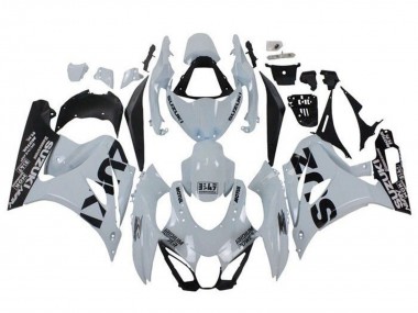 Mejores Carenados Moto Suzuki GSXR1000 2017-2024 - Blanco Negro