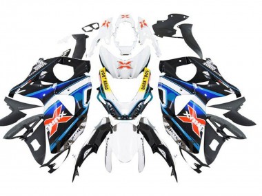 Mejores Carenados Moto Suzuki GSXR 1000 2009-2016 - Blanco Azul Amarillo Rojo Negro X
