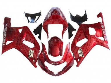 Mejores Carenados Moto Suzuki GSXR 600 / GSXR 750 2001-2003 - Rojo Chrome