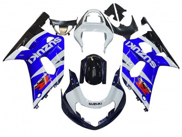 Mejores Carenados Moto Suzuki GSXR 600 / GSXR 750 2001-2003 - Blanco Azul Negro Brillante Rojo