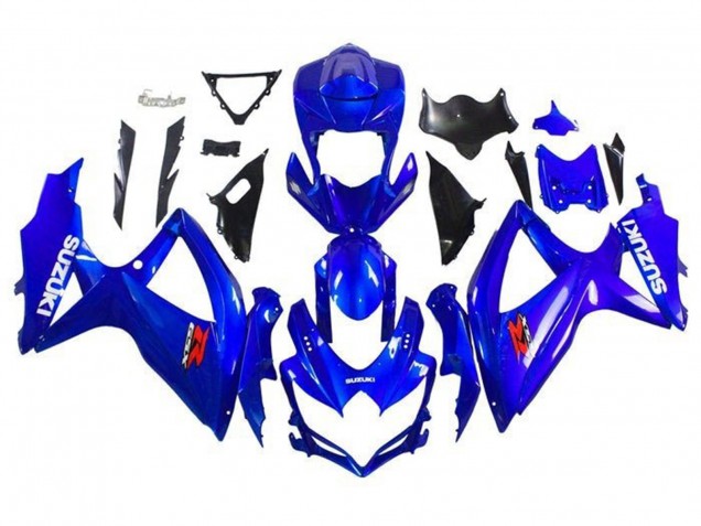 Mejores Carenado Moto Suzuki GSXR 600 / GSXR 750 2008-2010 - Azul Blanco Rojo