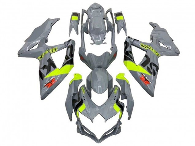 Mejores Carenados Moto Suzuki GSXR 600 / GSXR 750 2008-2010 - Nardo Gris Neon Amarillo Negro Rojo
