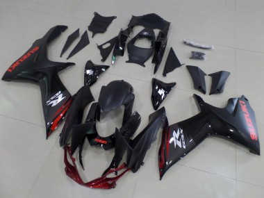 Mejores Carenados Moto Suzuki GSXR 600 / GSXR 750 2011-2024 - Negro Mate Negro Brillante Rojo Blanco