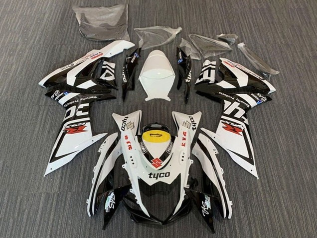 Mejores Carenados Moto Suzuki GSXR 600 / GSXR 750 2011-2024 - Blanco Negro Amarillo Rojo Tyco
