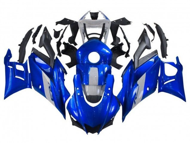 Mejores Carenados Moto Yamaha YZF R3/R25 2019-2021 - Azul Gris Negro