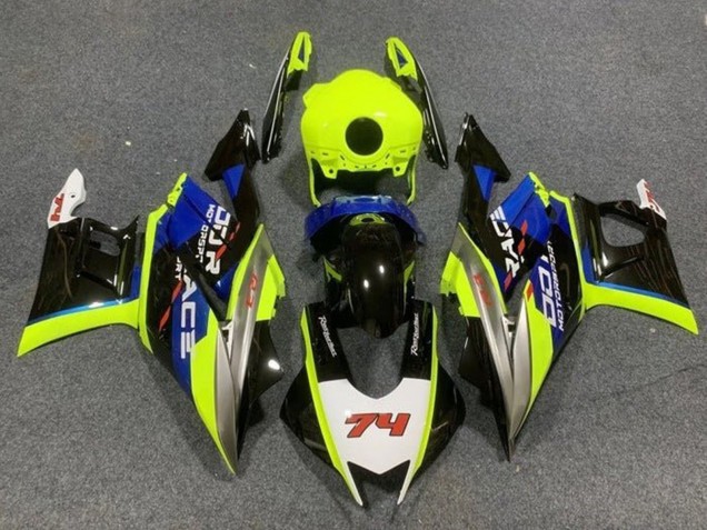 Mejores Carenados Moto Yamaha YZF R3/R25 2019-2021 - Neon Amarillo Blanco Azul Negro 74