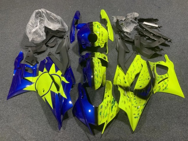 Mejores Carenados Moto Yamaha YZF R3/R25 2019-2021 - Amarillo Azul