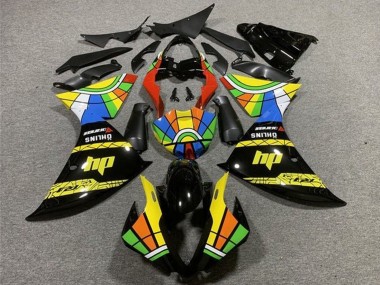Mejores Carenados Moto Yamaha YZF 1000 R1 2012-2014 - Negro Brillante Amarillo Rojo Azul Verde HP RuedaColores