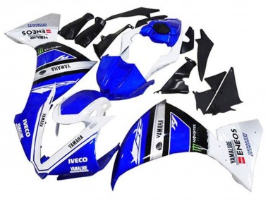 Mejores Carenados Moto Yamaha YZF 1000 R1 2012-2014 - Azul Blanco Negro Verde IVECO Yamalube Monstruo