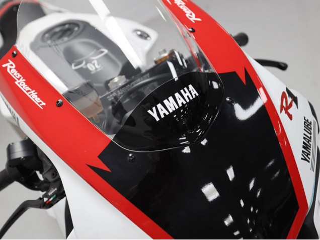 Mejores Carenados Moto Yamaha YZF 1000 R1 2020-2025 - Blanco Rojo GYTR