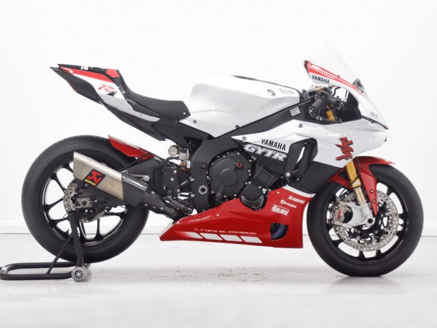 Mejores Carenados Moto Yamaha YZF 1000 R1 2020-2025 - Blanco Rojo GYTR