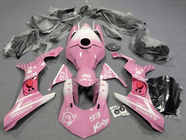 Mejores Carenados Moto Yamaha YZF 1000 R1 2020-2025 - Rosa Blanco Kirby