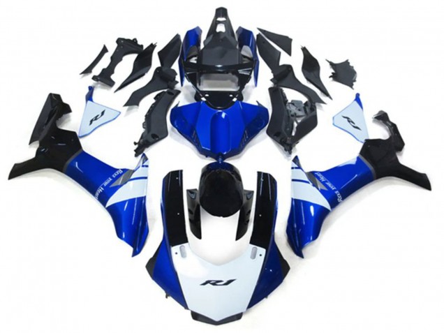 Mejores Kits Carenado Moto Yamaha YZF 1000 R1 2020-2025 - Blanco Azul Negro Brillante