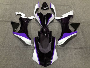 Mejores Carenados Moto Yamaha YZF 1000 R1 2020-2025 - Blanco Púrpura Negro Brillante