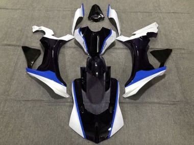 Mejores Carenados Moto Yamaha YZF 1000 R1 2020-2025 - Blanco Azul Negro Brillante
