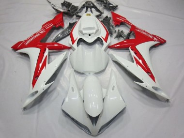 Mejores Carenados Moto Yamaha YZF 1000 R1 2004-2006 - Blanco Rojo