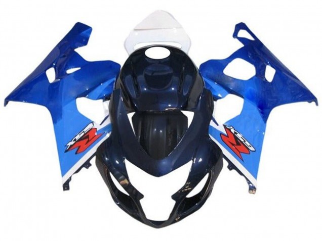 Mejores Carenados Moto Suzuki GSXR 600 / GSXR 750 2004-2005 - Blanco Azul Rojo