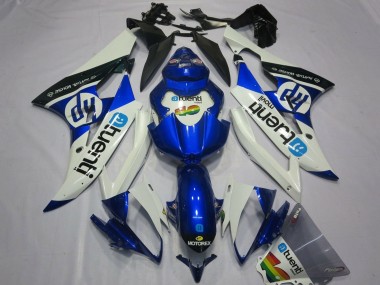 Mejores Carenados Moto Yamaha YZF R6 2006-2007 - Blanco Azul Negro