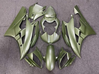 Mejores Carenados Moto Yamaha YZF R6 2006-2007 - Verde Oliva