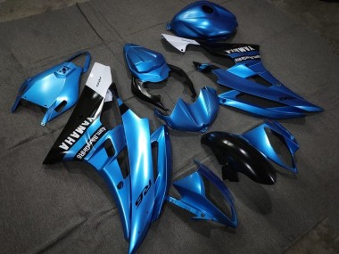 Mejores Carenados Moto Yamaha YZF R6 2006-2007 - Azul Negro Brillante Blanco