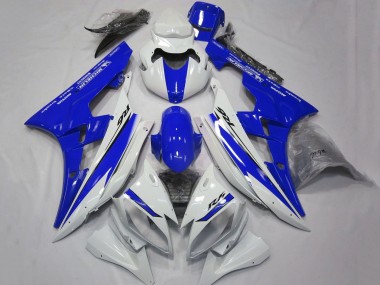 Mejores Carenados Moto Yamaha YZF R6 2006-2007 - Blanco Azul Motul Michelin