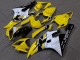 Mejores Carenados Moto Yamaha YZF R6 2006-2007 - Amarillo Blanco Negro Brillante Motul Michelin