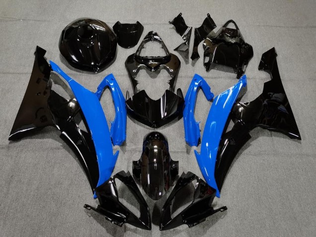 Mejores Carenados Moto Yamaha YZF R6 2008-2016 - Azul Negro Brillante