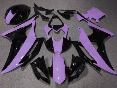 Mejores Carenado Moto Yamaha YZF R6 2008-2016 - Púrpura Negro Brillante