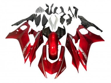 Mejores Carenado Moto Yamaha YZF R6 2017-2023 - Rojo