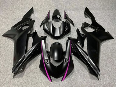 Mejores Carenados Moto Yamaha YZF R6 2017-2023 - Negro Mate Rosa