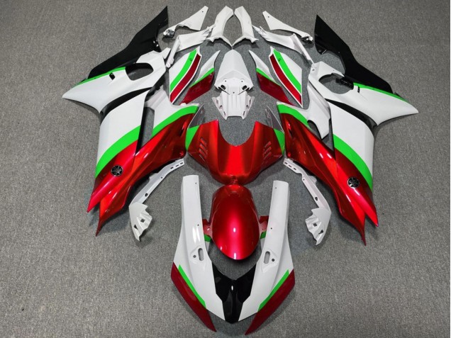 Mejores Carenados Moto Yamaha YZF R6 2017-2025 - Blanco Neon Verde Rojo Negro