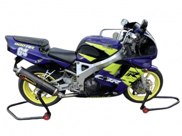 Mejores Carenados Moto Honda CBR900RR 893 1996-1997 - Azul Neon Amarillo
