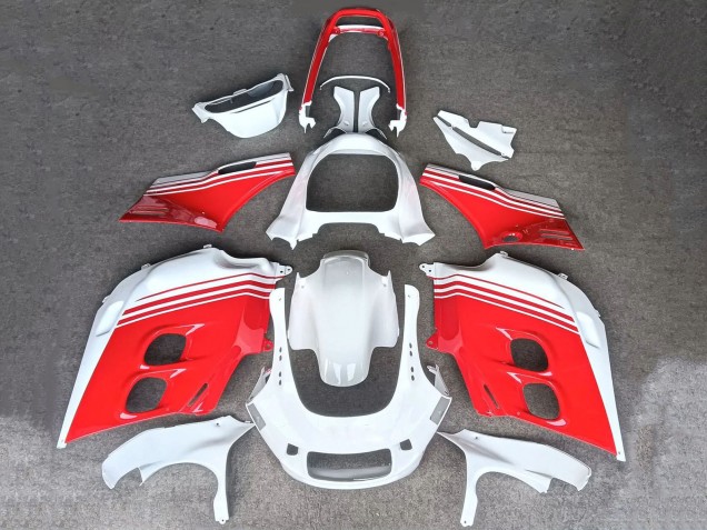 Mejores Carenados Moto Honda CBR1000F Hurricane 1987-1988 - Blanco Rojo