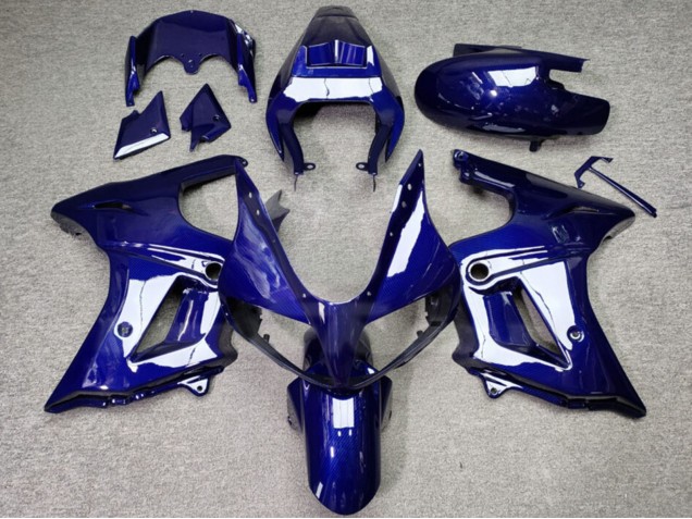 Mejores Carenados Moto Suzuki SV650 2003-2013 - Azul Brillante FibraCarbono