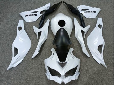 Mejores Carenados Moto Kawasaki ZX4R ZX-4RR 2019-2025 - Blanco Negro Mate