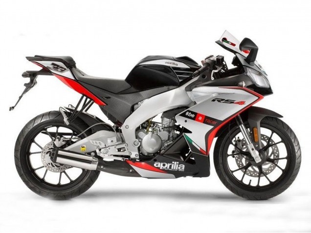 Mejores Carenados Moto Aprilia RS4 50 125 2012-2018 - Plata Rojo Negro
