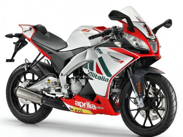 Mejores Carenados Moto Aprilia RS4 50 125 2012-2018 - Blanco Rojo Verde Amarillo Alitalia