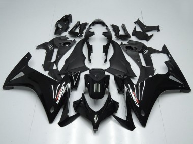 Mejores Carenado Moto Honda CBR500R 2013-2015 - Negro Brillante Negro Mate