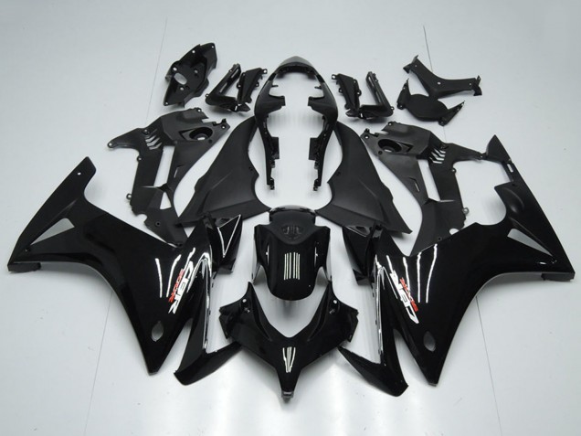 Mejores Carenado Moto Honda CBR500R 2013-2015 - Negro Brillante Negro Mate