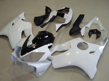Mejores Carenado Moto Honda CBR600 F4i 2001-2003 - Blanco Negro Brillante