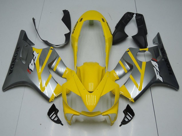 Mejores Carenados Moto Honda CBR600 F4i 2004-2007 - Amarillo Plata