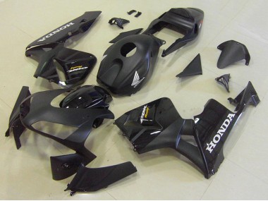 Mejores Kits Carenado Moto Honda CBR600RR 2003-2004 - Negro Brillante Negro Mate