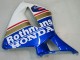 Mejores Carenados Moto Honda CBR600RR 2005-2006 - Azul Blanco Amarillo Rothmans
