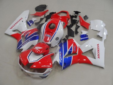 Mejores Carenados Moto Honda CBR600RR 2013-2023 - Blanco Rojo Azul TT Legends