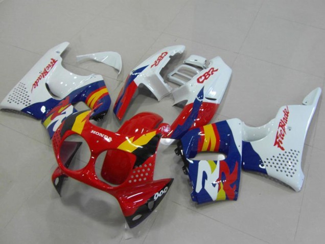 Mejores Carenados Moto Honda CBR900RR 893 1994-1995 - Blanco Rojo Azul Amarillo